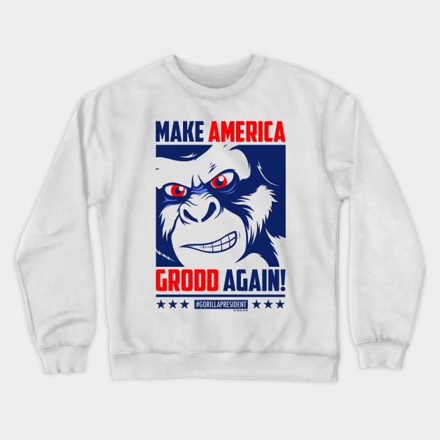 Grodd's America Crewneck Sweatshirt by wloem